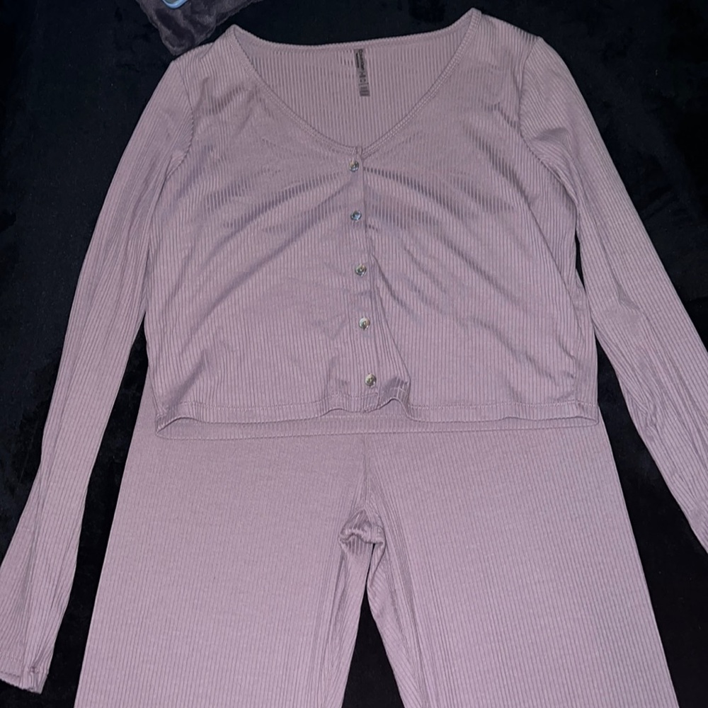 Calvin Klein ribbed lounge set